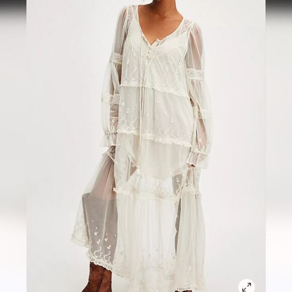 Free People Dresses & Skirts - Free People Stevie Maxi Dress Sz Med Nwts